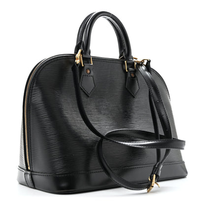 Louis Vuitton Epi Alma PM  Black 3 of 13