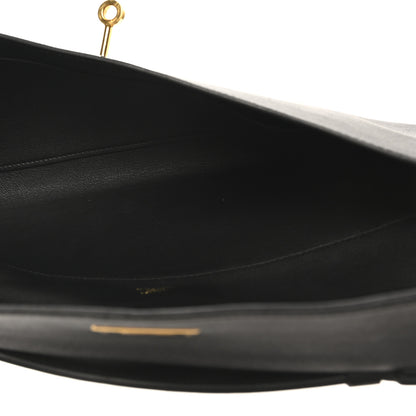 Hermes Swift Kelly Cut Clutch Pochette Black 5 of 8