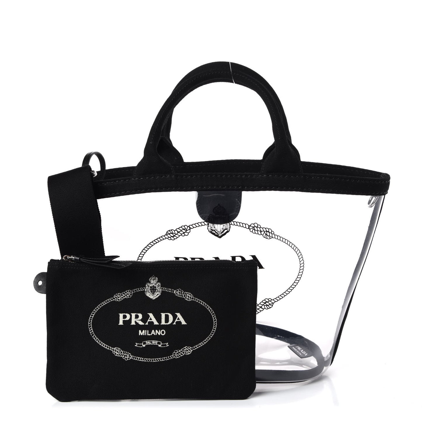 Plexiglass Canapa Small Shopper Tote Black