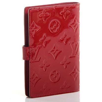 Louis Vuitton Vernis Small Ring Cover Agenda Pomme D'Amour 3 of 7