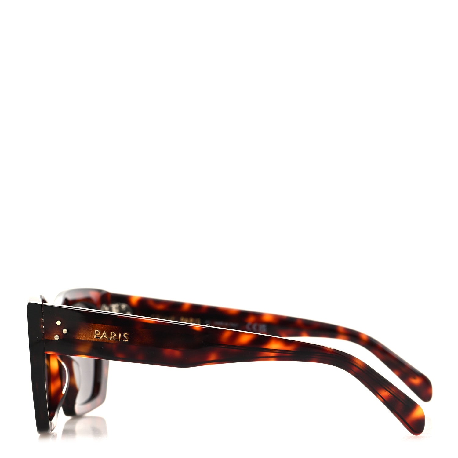 Celine Acetate Polarized Sunglasses CL40342I Tortoise 3 of 7