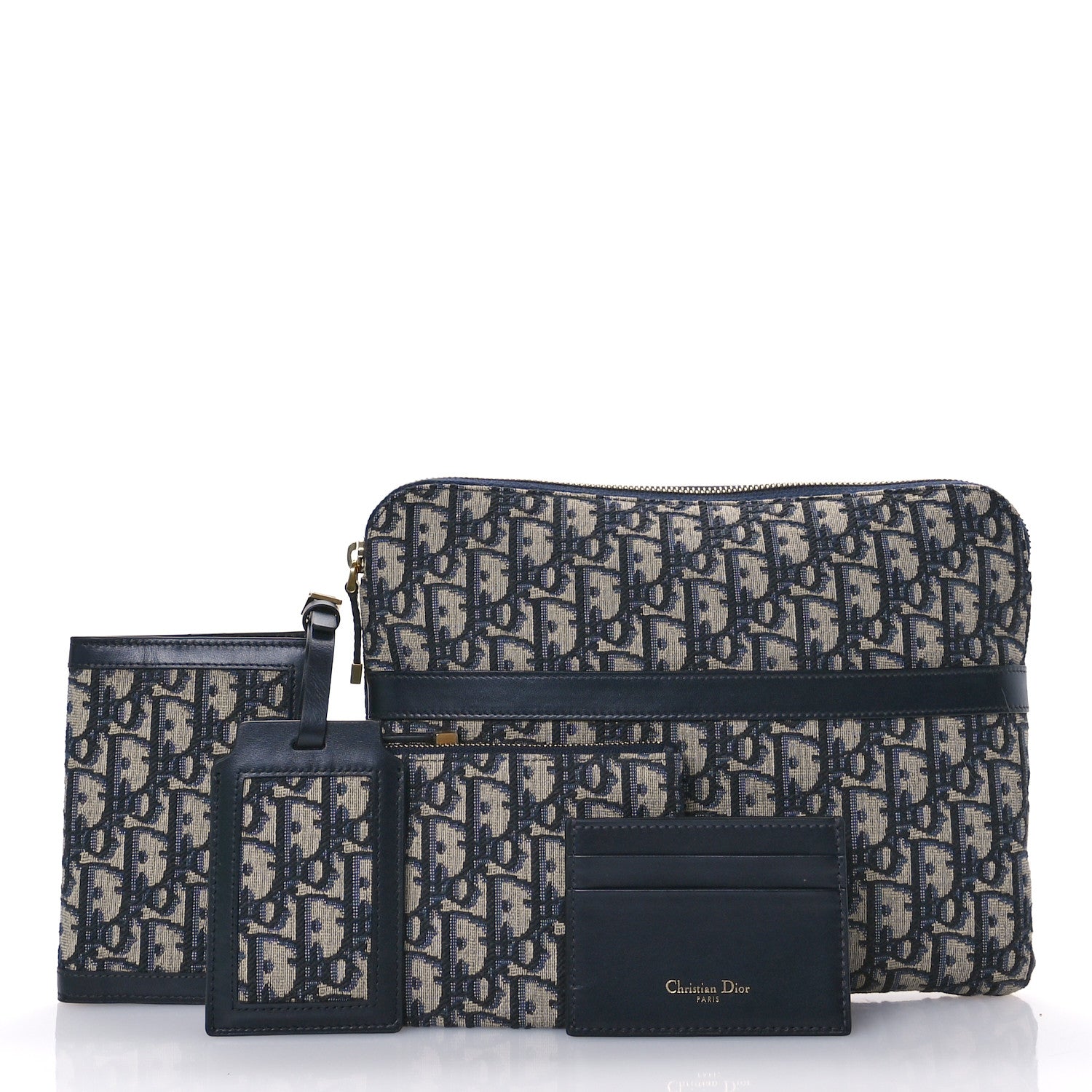 Christian Dior Oblique Travel Set Navy Blue 3 of 12
