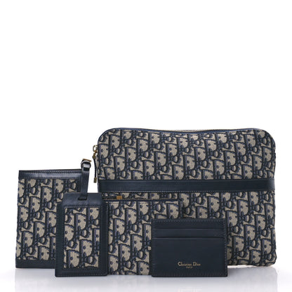 Christian Dior Oblique Travel Set Navy Blue 3 of 12