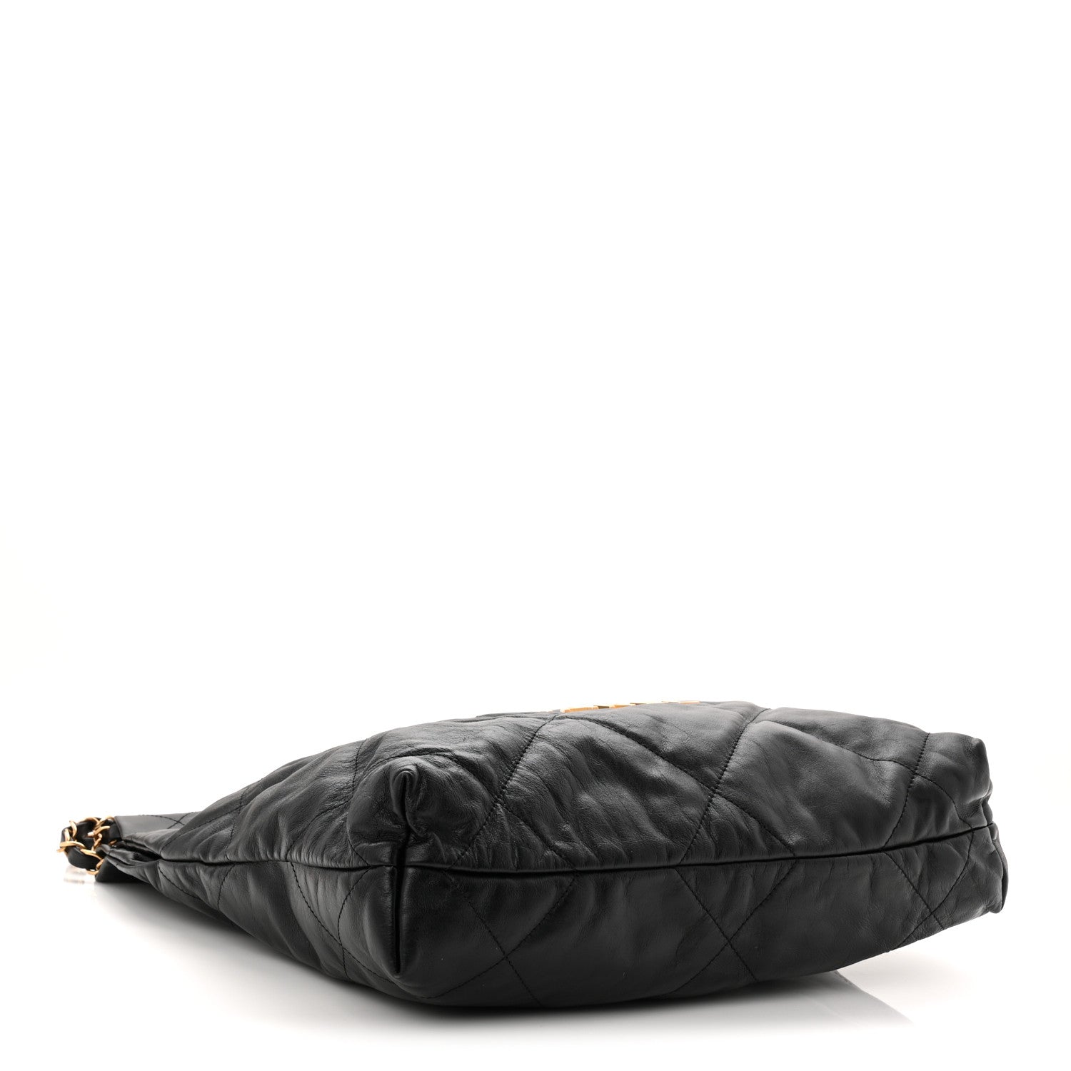 Chanel Shiny Calfskin Quilted Small Chanel 22 Black 4 of 10