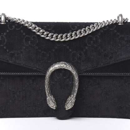Gucci Velvet GG Monogram Small Dionysus Shoulder Bag Black 10 of 10