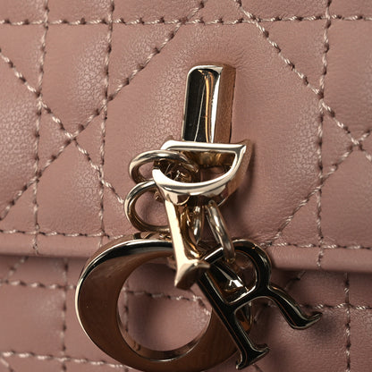 Christian Dior Lambskin Chain Lady My Dior Mini Chain Pouch Rose De Vents 14 of 15