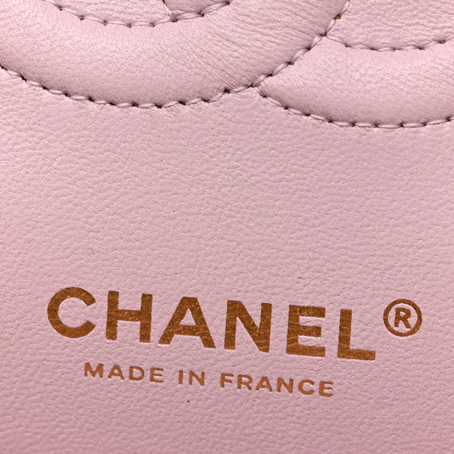Caviar Quilted Medium Double Flap Light Pink