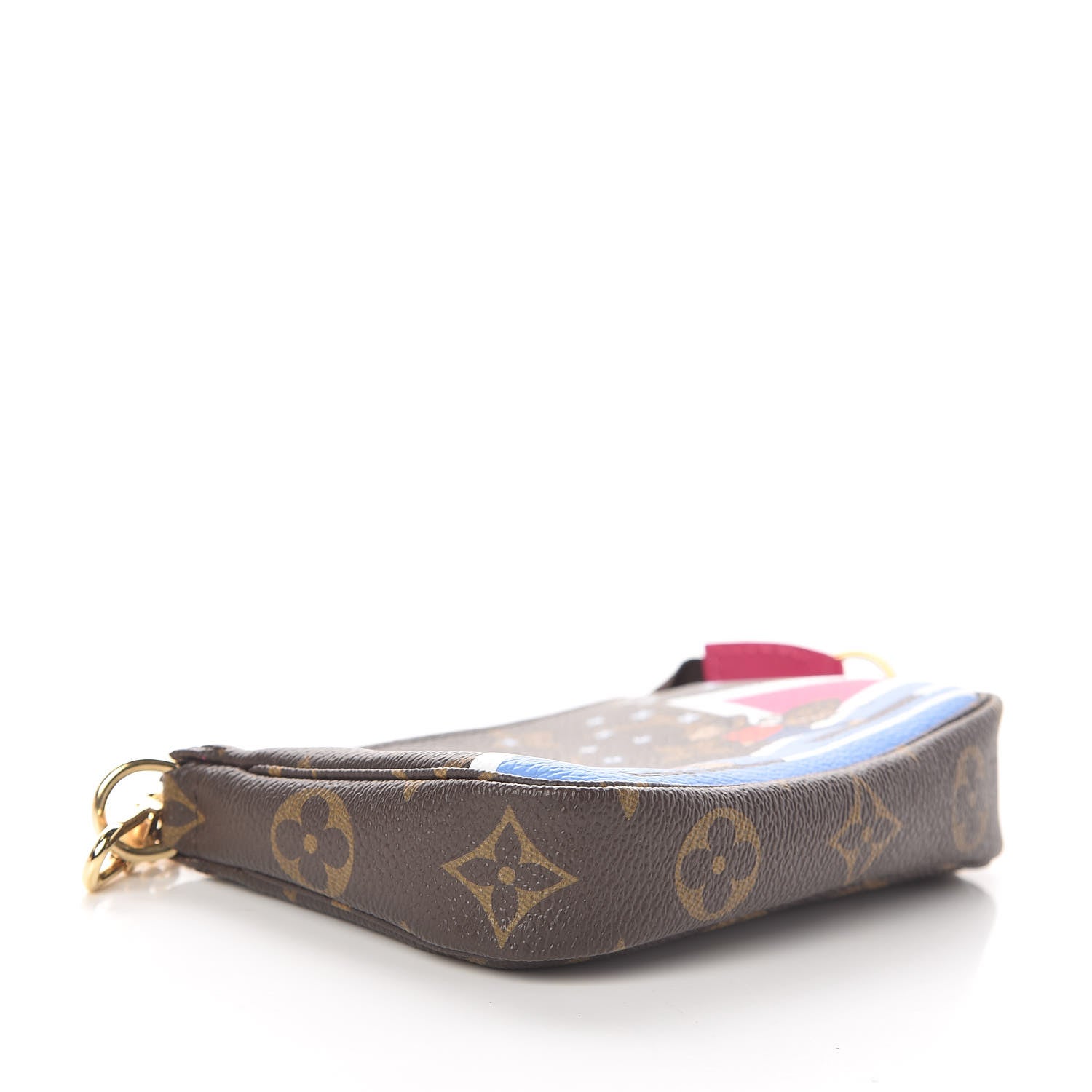 Louis Vuitton Monogram 2018 Christmas Animation Mini Bears Pochette Accessories 4 of 8
