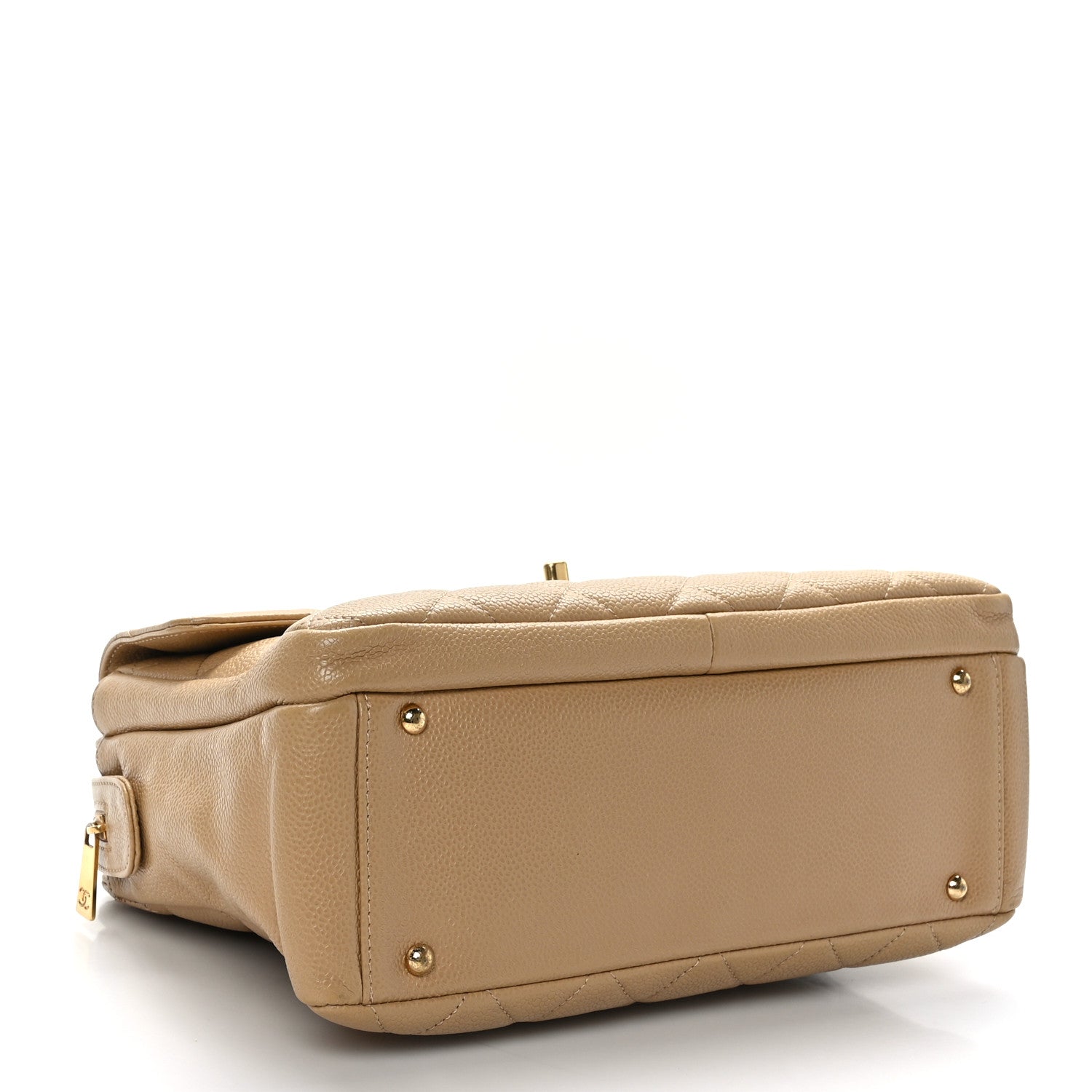 Chanel Caviar Quilted Camera Case Beige 4 of 9