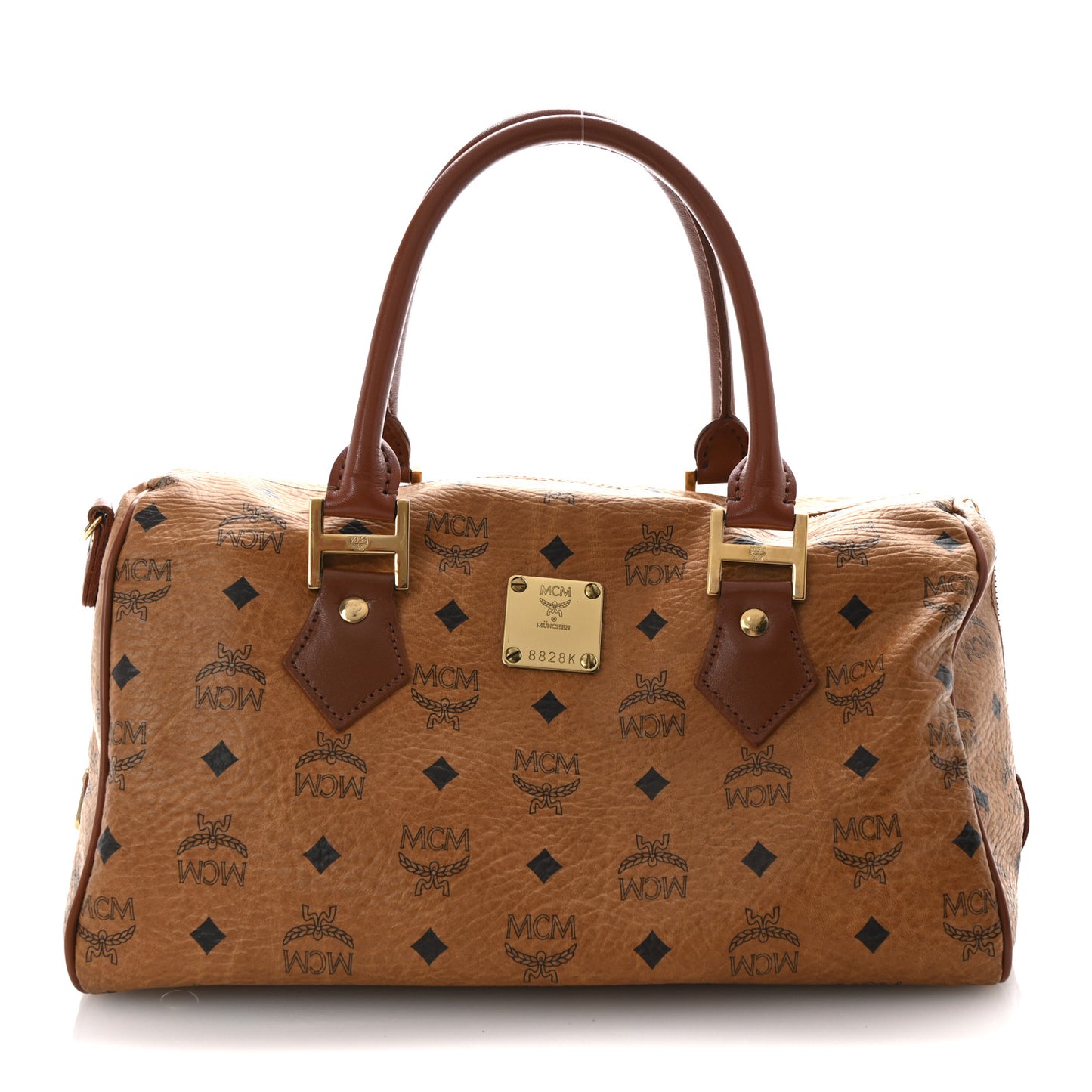 Visetos Essential Boston Bag Cognac