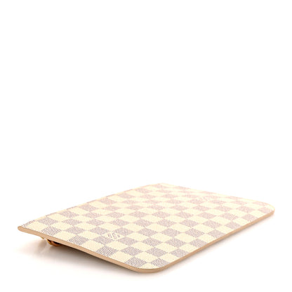 Louis Vuitton Damier Azur Neverfull MM GM Pochette Rose Ballerine 4 of 8