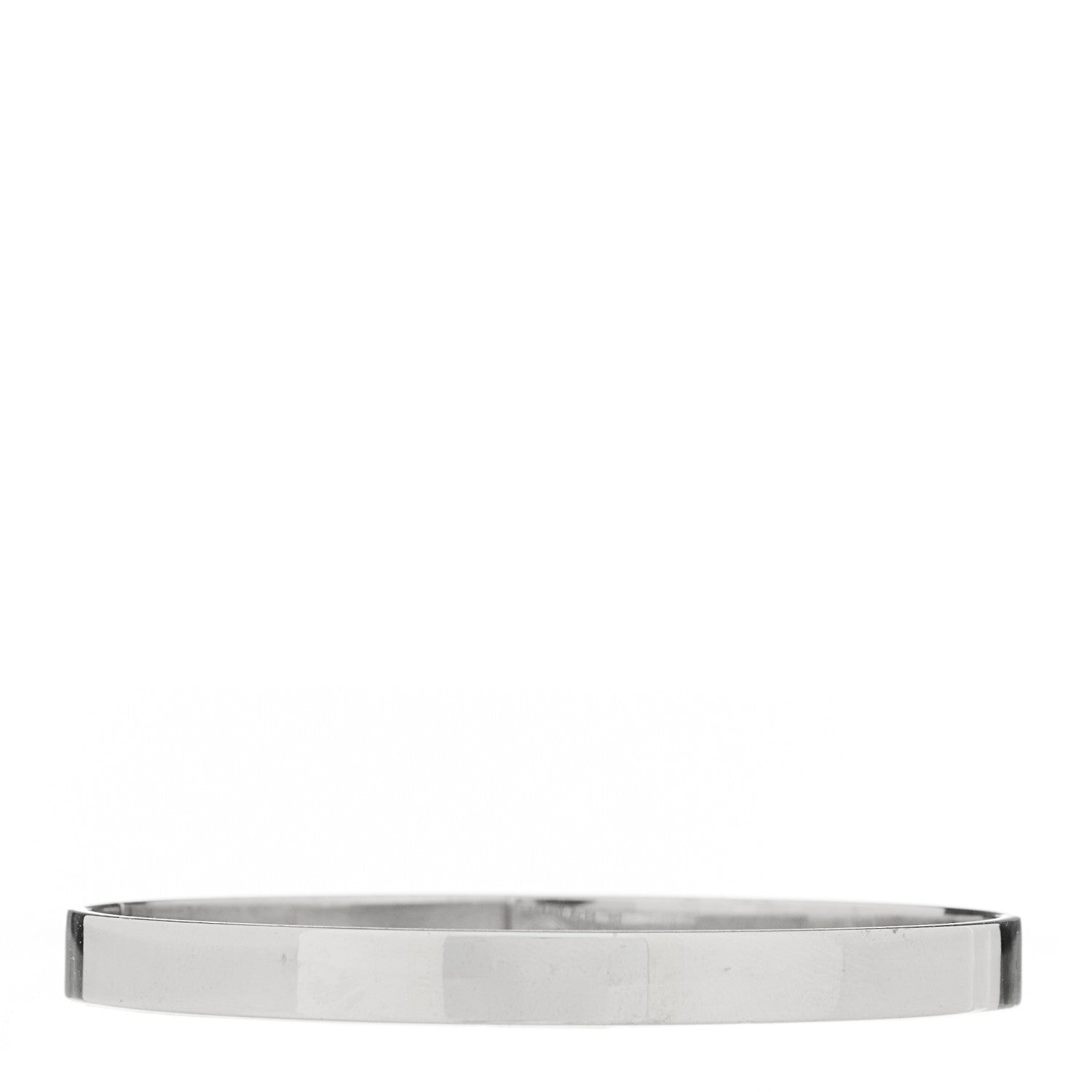 Hermes 18K White Gold Diamond PM Kelly Bracelet ST 2 of 3