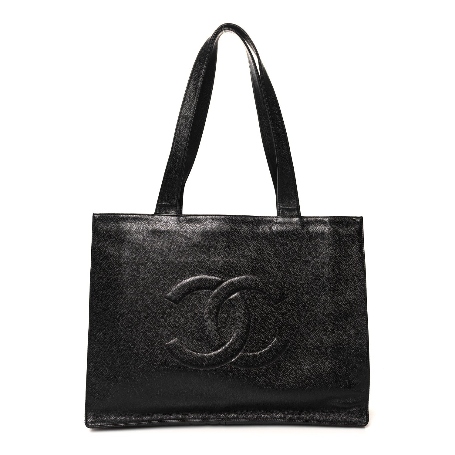 Chanel Caviar CC Tote Black 1 of 12