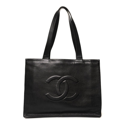 Chanel Caviar CC Tote Black 1 of 12