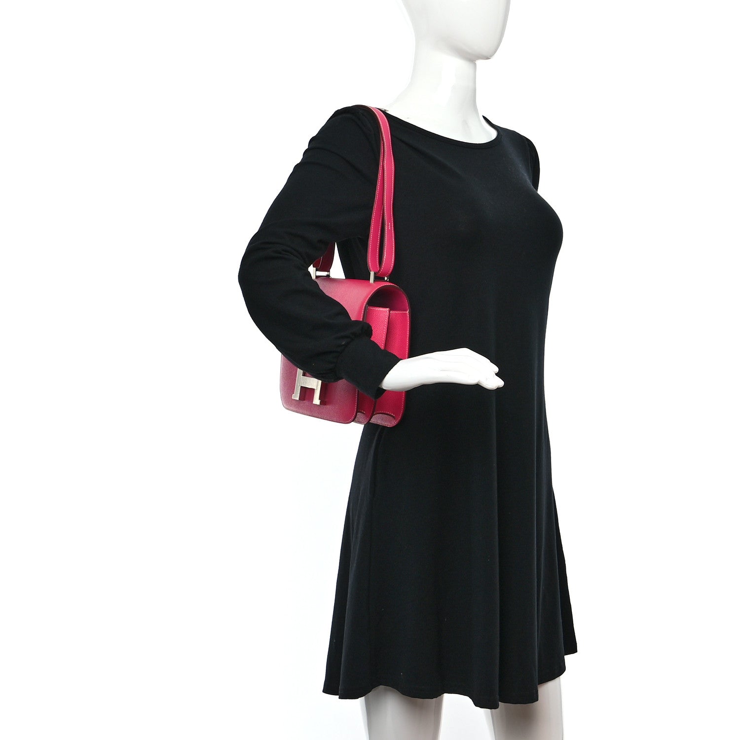 Hermes Epsom Constance 24 Rose Tyrien 2 of 12