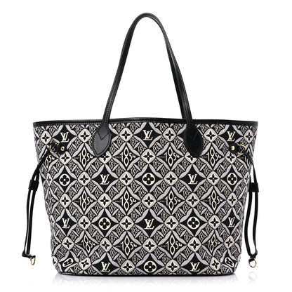 Louis Vuitton Jacquard Since 1854 Neverfull MM Grey 3 of 13