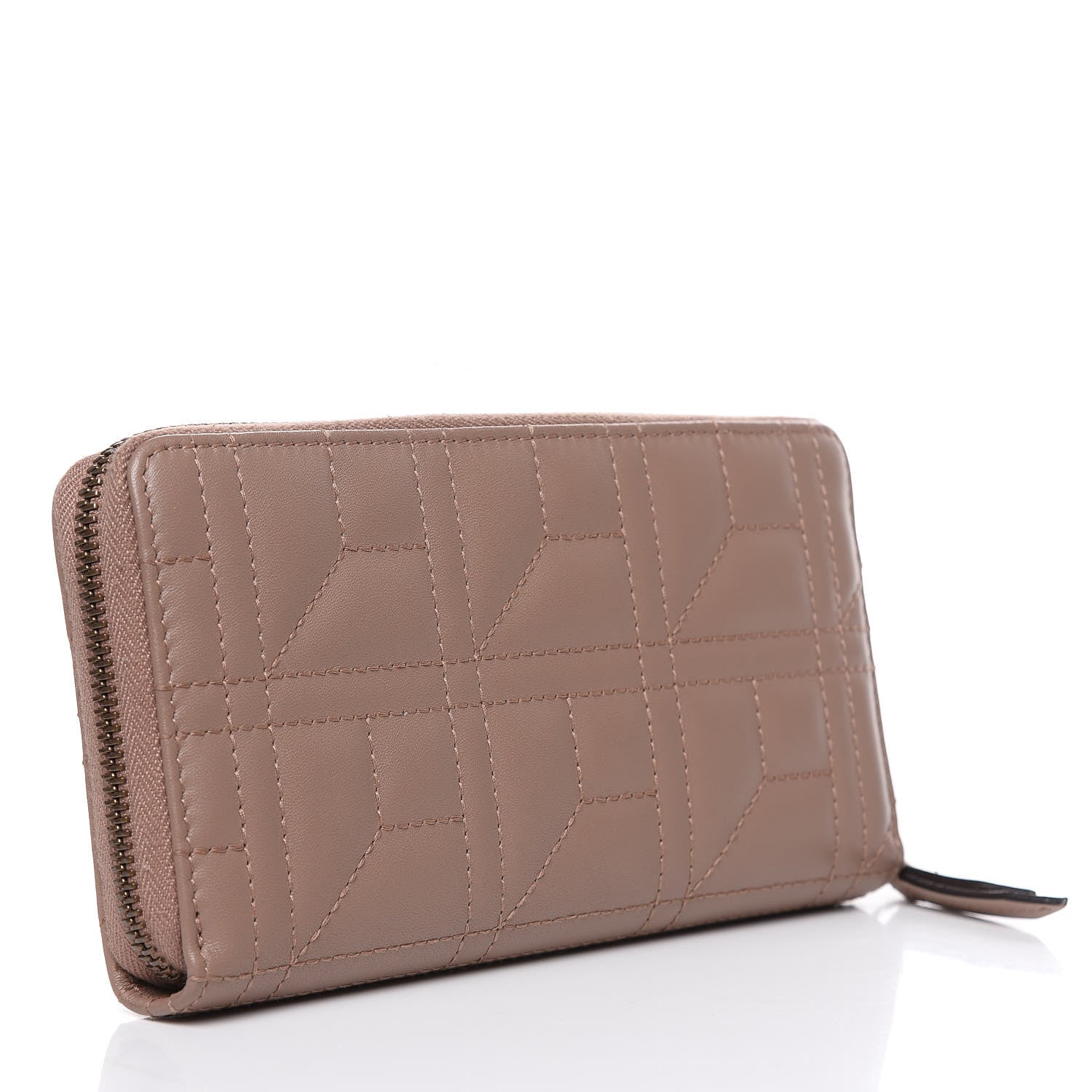 Gucci Calfskin Matelasse Pearly GG Marmont Zip Around Wallet Porcelain Rose 3 of 8
