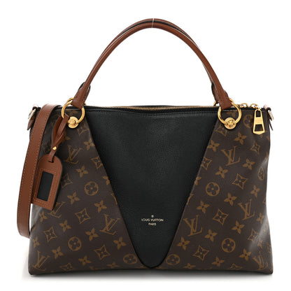 Louis Vuitton Monogram V Tote MM Black 1 of 10