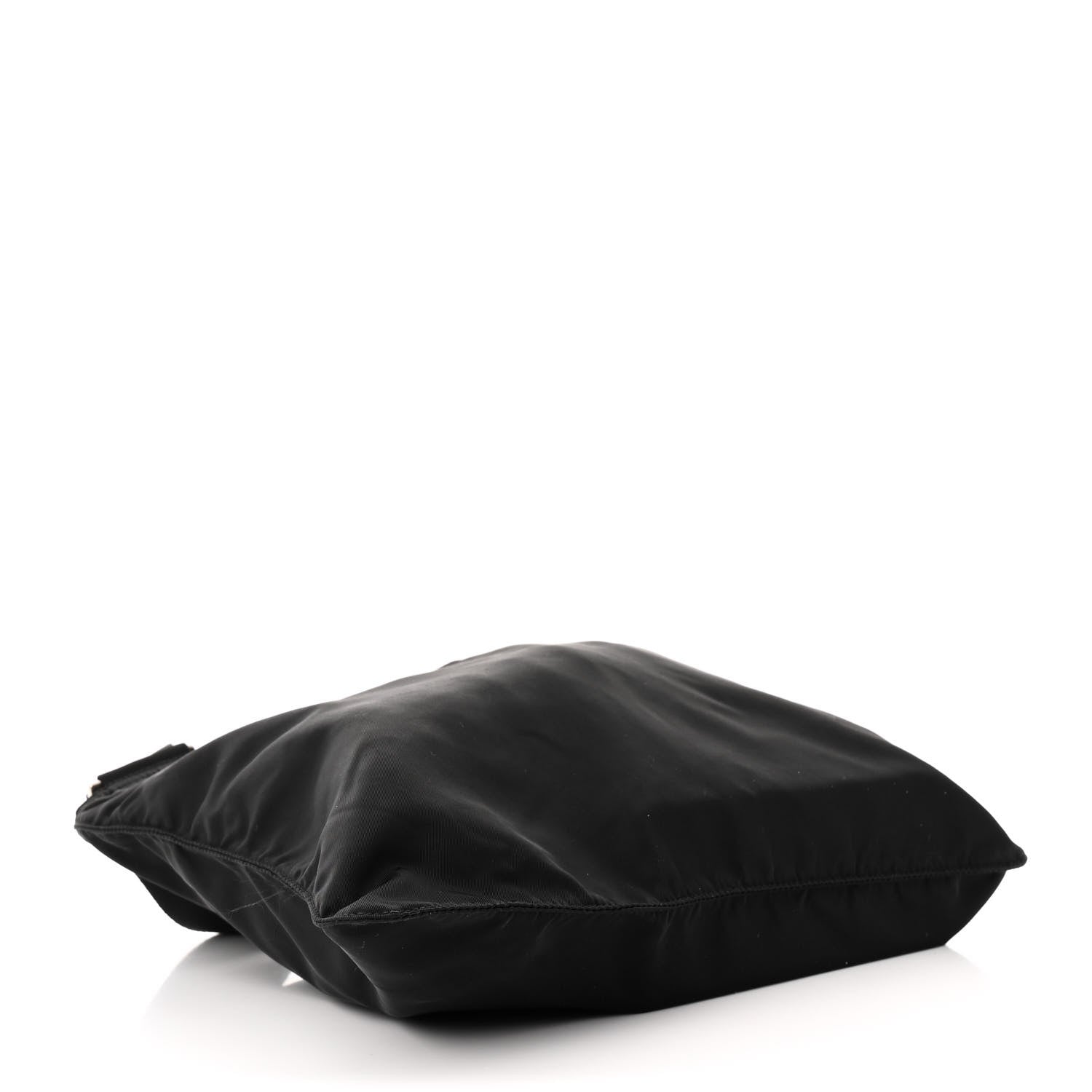 Prada Nylon Vela Flat Messenger Bag Black 4 of 12
