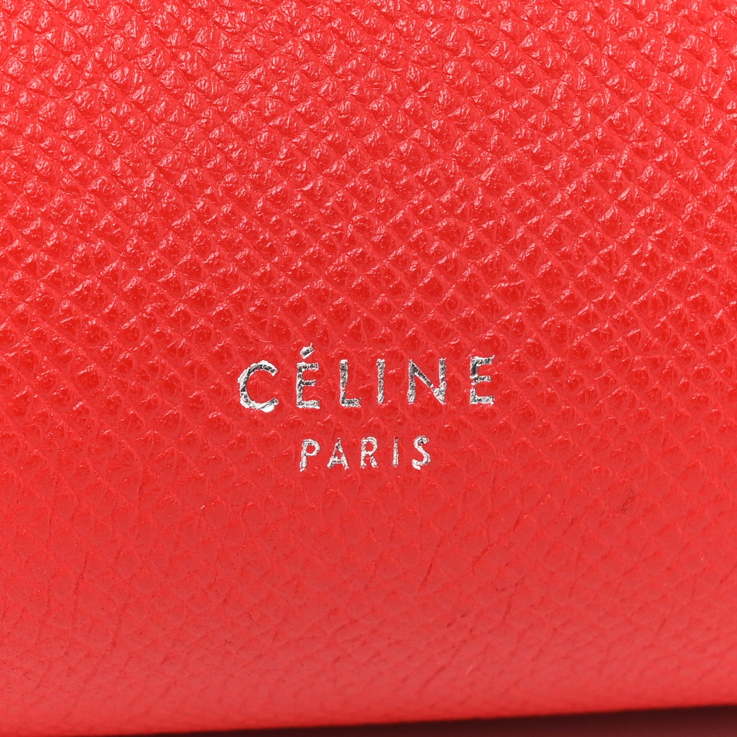 Grained Calfskin Mini Belt Bag Coquelicot