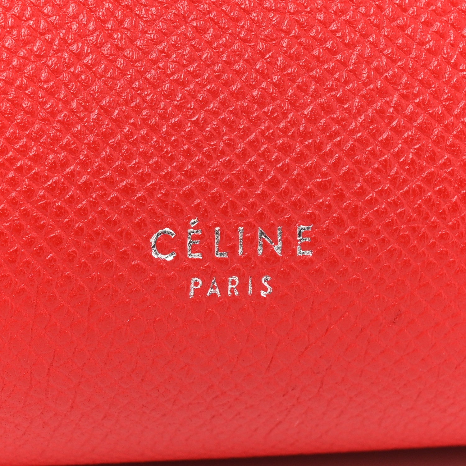 Celine Grained Calfskin Mini Belt Bag Coquelicot 6 of 15