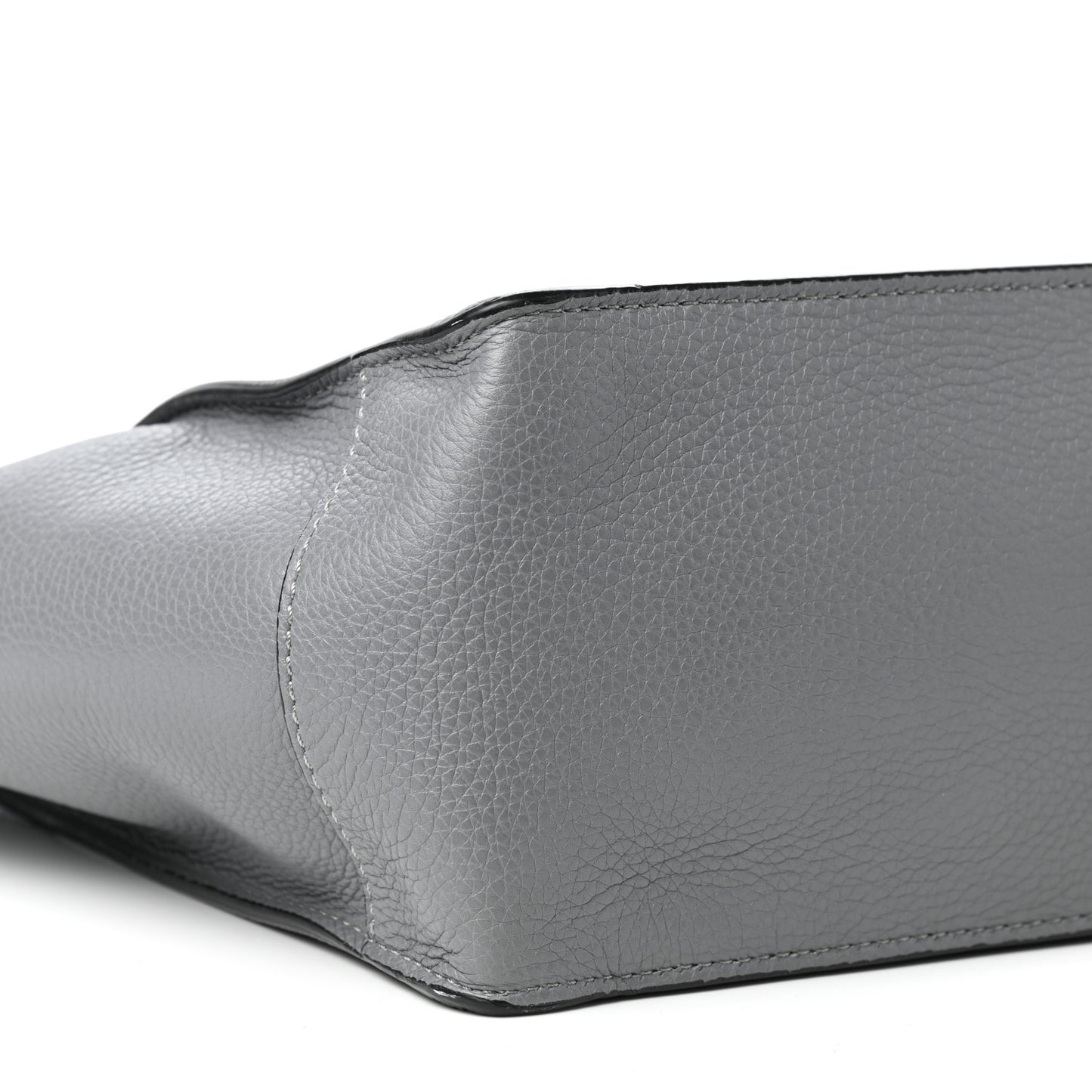 Grained Calfskin Small To Be Cool Tote Grigio Perla