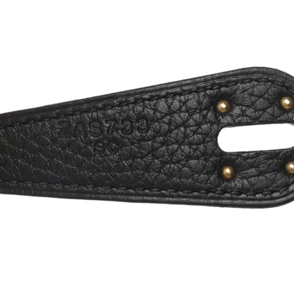 Hermes Taurillon Clemence Matte Niloticus Crocodile Touch Lindy 26 Black 7 of 9