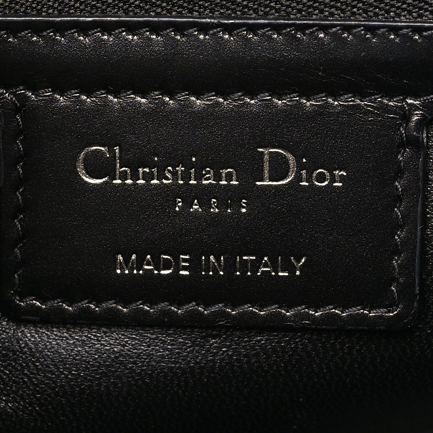 Calfskin Macrocannage Medium Caro Bag Black