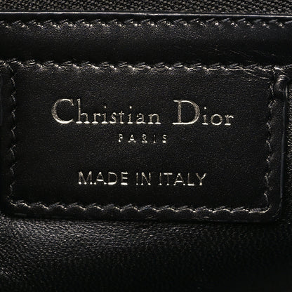 Christian Dior Calfskin Macrocannage Medium Caro Bag Black 6 of 10