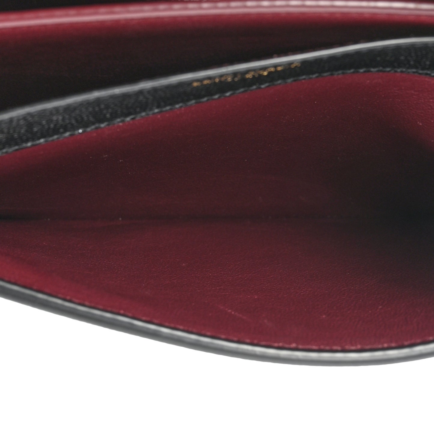 Grain De Poudre Monogram Cassandra Clasp Bag Black