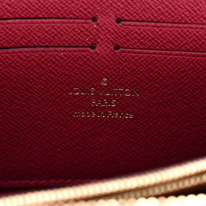 Louis Vuitton Monogram Clemence Wallet Fuchsia 6 of 8