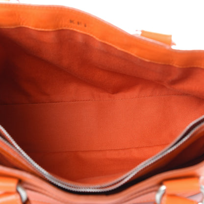 Celine Calfskin Boogie Satchel Orange 5 of 13