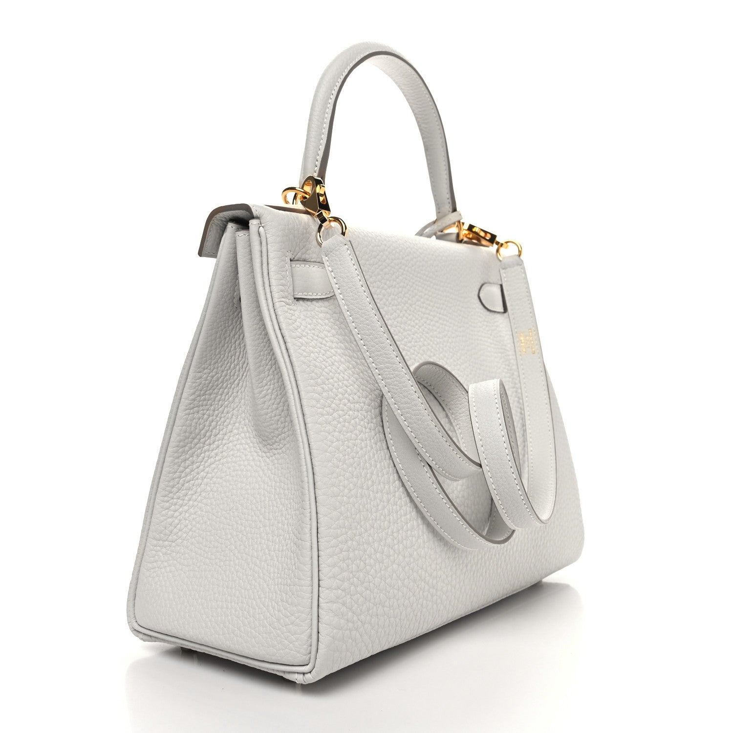 Hermes Togo Kelly Retourne 28 Gris Pale 3 of 13