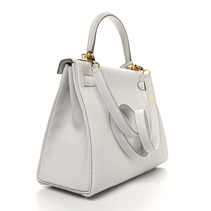 Hermes Togo Kelly Retourne 28 Gris Pale 3 of 13
