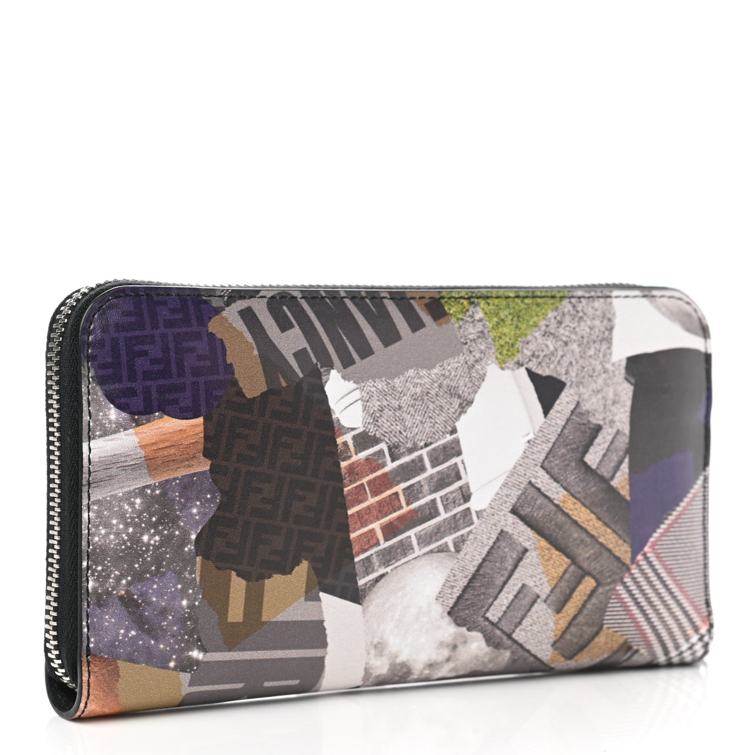 Fendi Zucchino FF Freedom Zip Around Wallet Multicolor 3 of 7