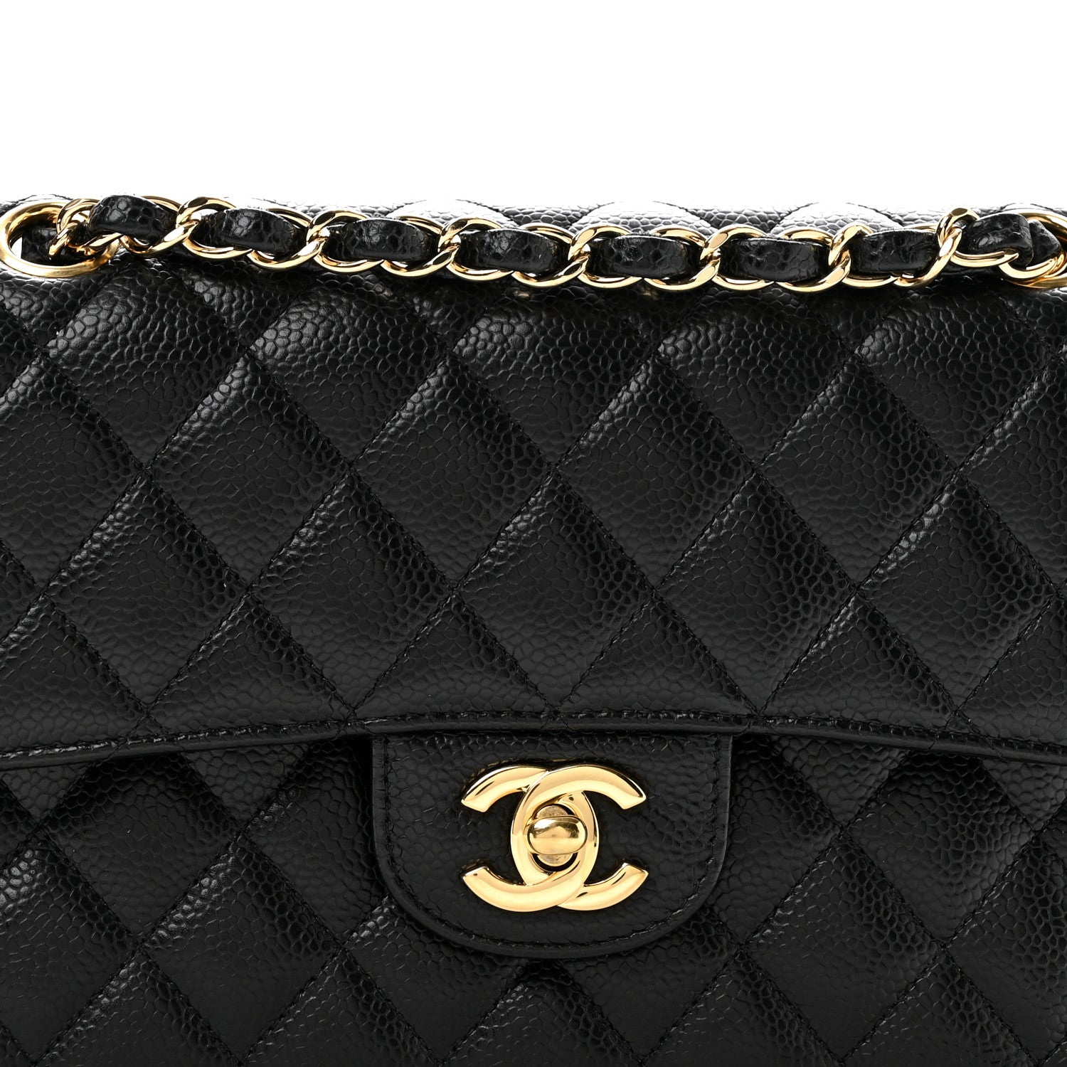 Chanel Caviar Quilted Small Double Flap Black 7 of 12