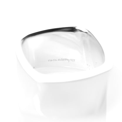 Tiffany Sterling Silver Frank Gehry Torque Wide Band Ring 56 7.5 3 of 3