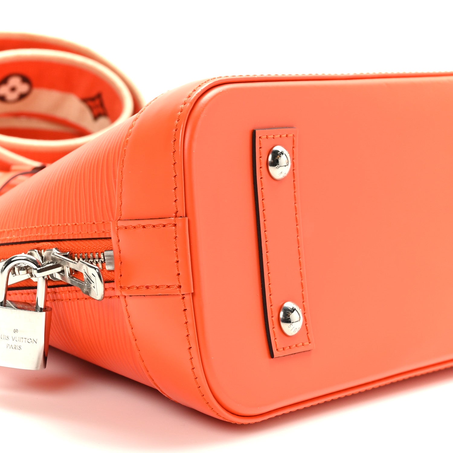 Louis Vuitton Epi Jacquard Alma BB Orange 7 of 8