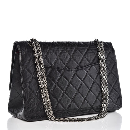 Chanel Aged Calfskin Quilted 2.55 Reissue 227 Flap Black 3 of 8