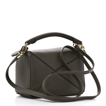 Loewe Calfskin Mini Puzzle Bag Khaki Green 3 of 8