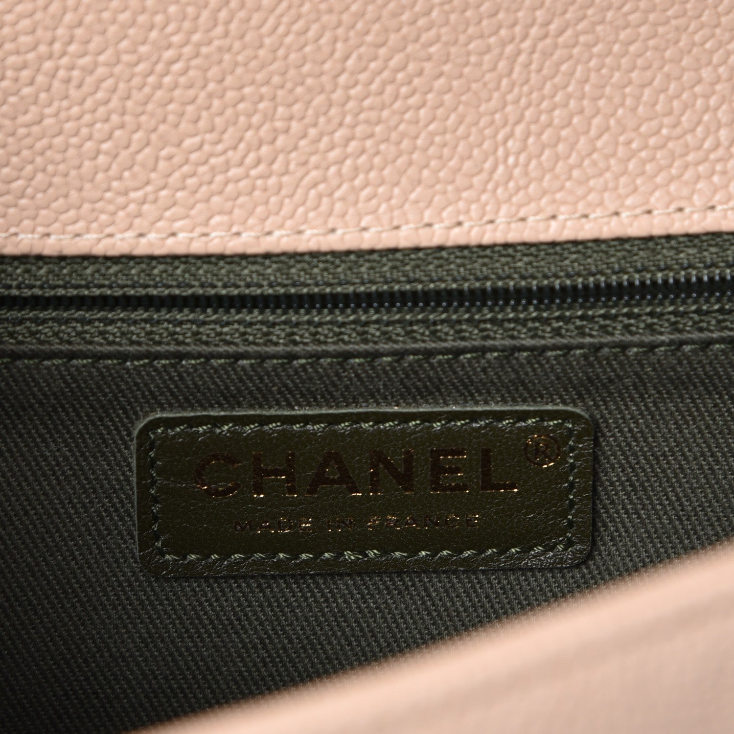 Chanel Caviar Quilted New Medium Boy Flap Light Beige 7 of 13
