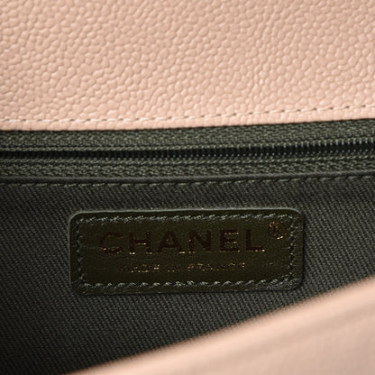 Chanel Caviar Quilted New Medium Boy Flap Light Beige 7 of 13
