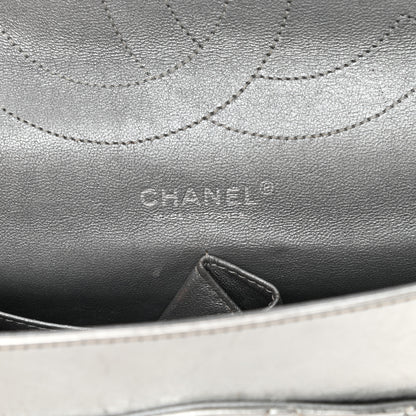 Chanel Metallic Aged Calfskin Quilted 2.55 Reissue 227 Flap Silver 6 of 20