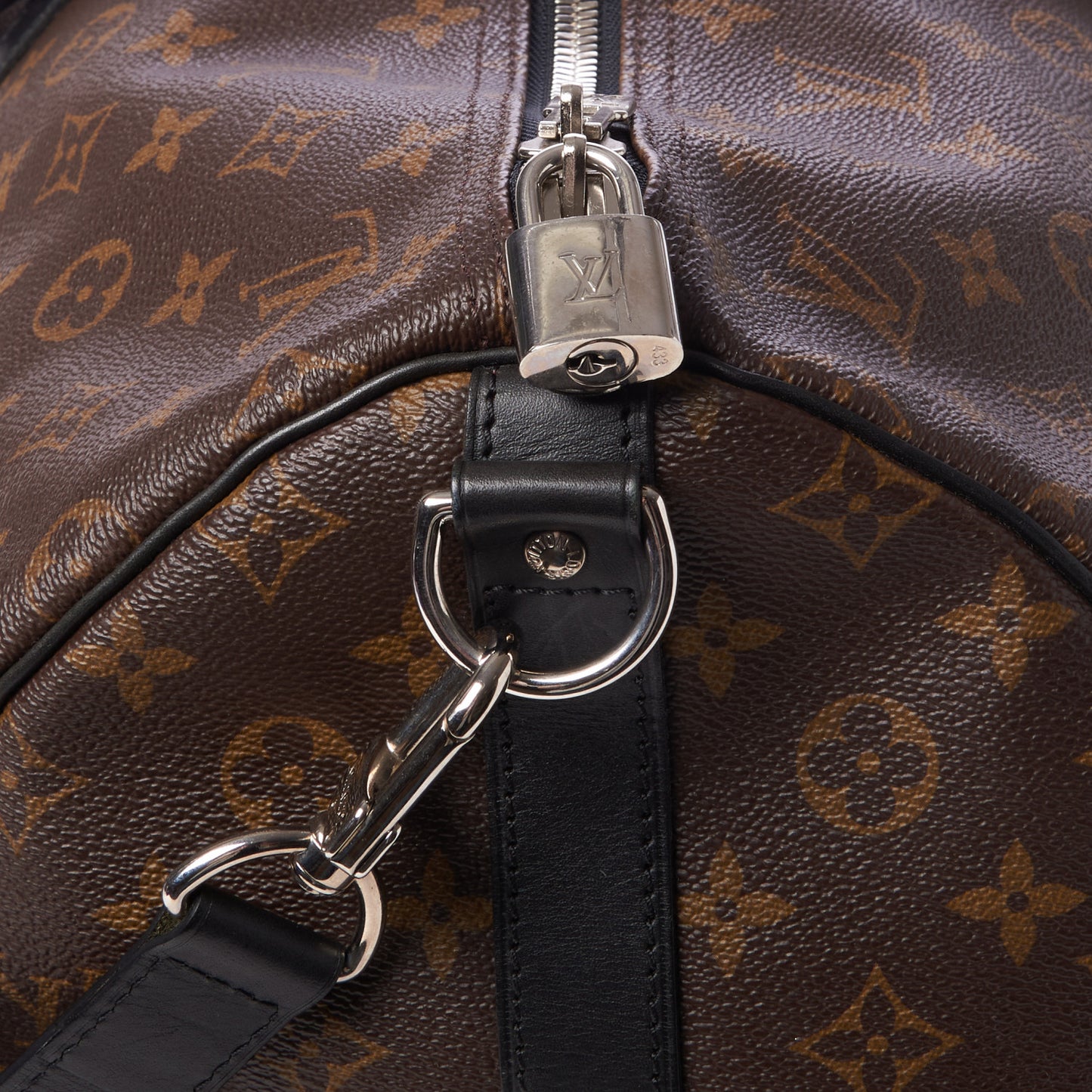 Monogram Macassar Keepall Bandouliere 55