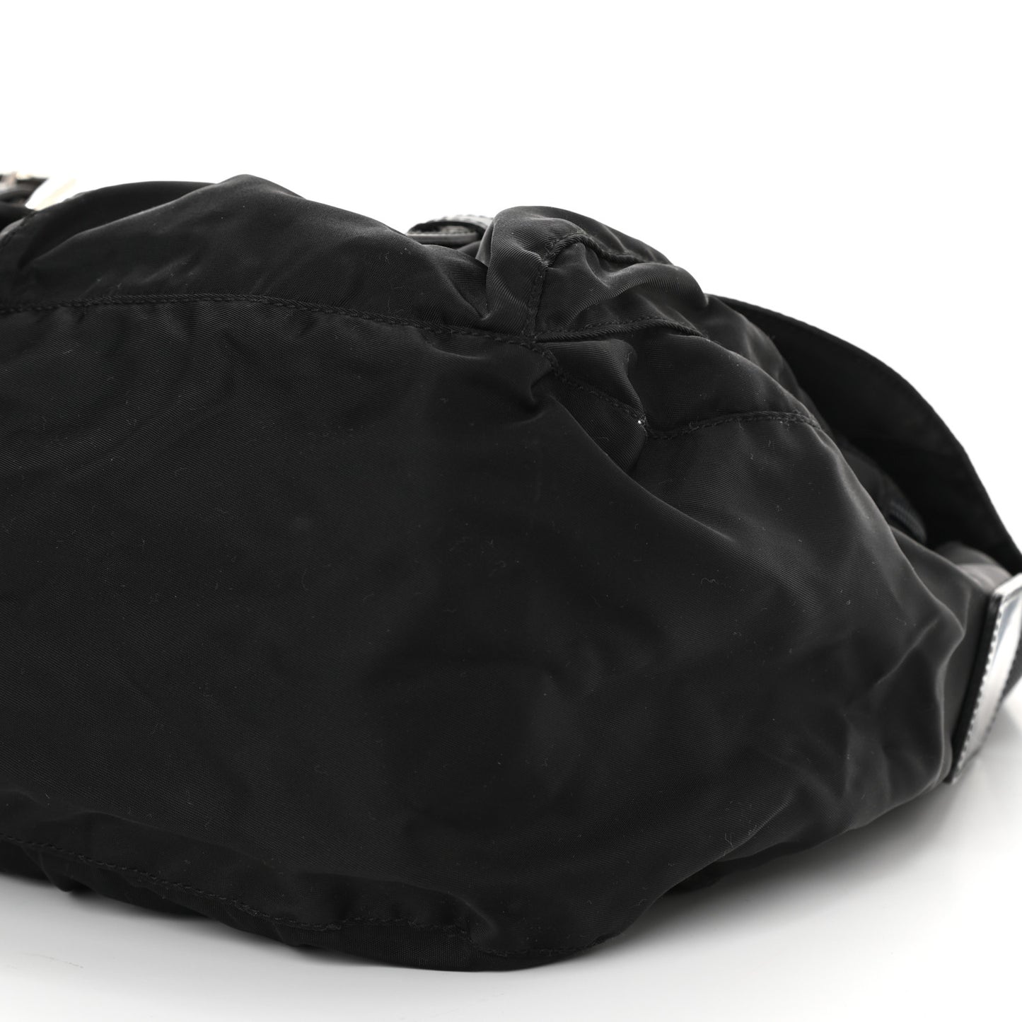 Nylon Vela Messenger Bag Black