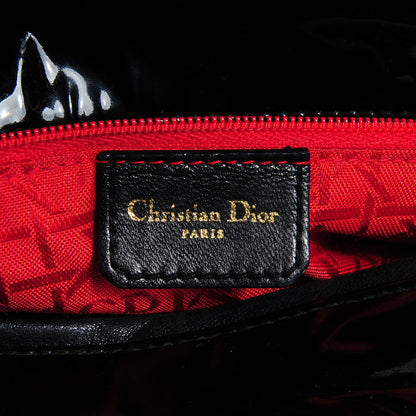 Christian Dior Velvet Cannage Medium Lady Dior Black 6 of 11