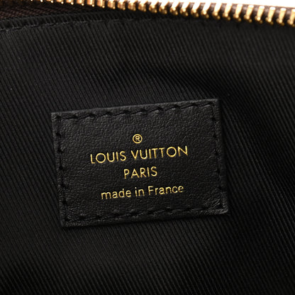 Louis Vuitton Damier Ebene Odeon Tote MM Black 6 of 9
