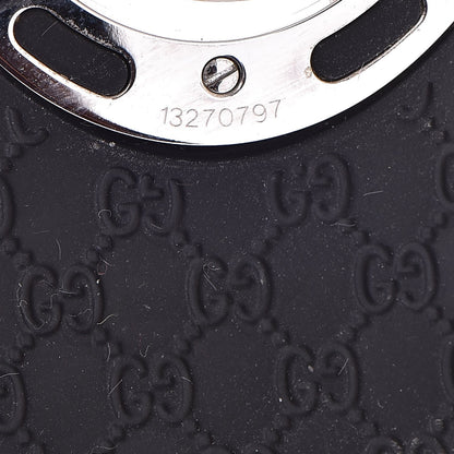 Gucci Stainless Steel Rubber 33mm Twirl Quartz Watch Black 8 of 11