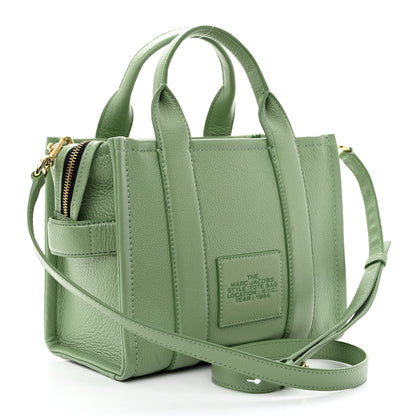 Marc Jacobs Grained Calfskin Small The Tote Bag Aspen Green 3 of 12