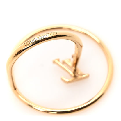 Louis Vuitton Metal LV Berg Eclipse Ring S Gold 3 of 4